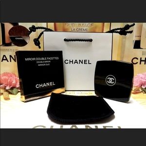 NWT Chanel Mirror w/ Velvet Dustbag, Gift Bag
